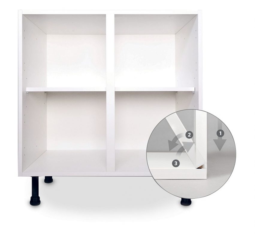 Clicbox Kitchen Cabinet, by BA - Flat Packed Kitchens - DIY Kitchens - Kitchen Cabinet - available from shopkitchensonline.co.uk