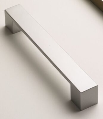 Flat Bar handle, 193mm, Satin Chrome - Kitchen Handles by BA Components, available from shopkitchensonline.co.uk