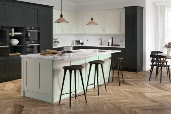Hadley Dove Grey kitchen and Hadley Graphite Kitchen - Real wood timber shaker kitchen, available from shopkitchensonline.co.uk Hadley Dove Grey Kitchen and Hadley Graphite Kitchen - Real wood timber shaker kitchen, available from shopkitchensonline.co.uk