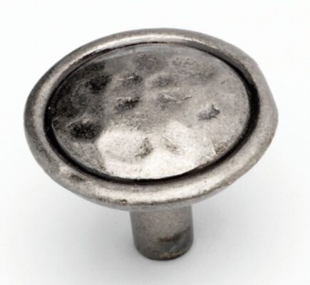 Mottled Knob, 35mm, Pewter - Kitchen Handles by BA Components, available from shopkitchensonline.co.uk