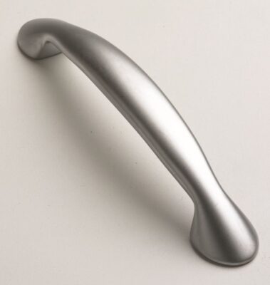 Oval End D Handle - Satin Chrome "<yoastmark