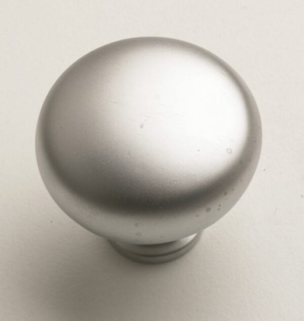 Round Knob, 32mm Satin Chrome - Kitchen Handles by BA Components, available from shopkitchensonline.co.uk Round Knob, 32mm Satin Chrome - Kitchen Handles by BA Components, available from shopkitchensonline.co.uk