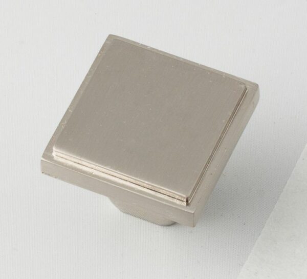 Square Knob, 31mm, Stainless Steel - Kitchen Handles by BA Components, available from shopkitchensonline.co.uk Square Knob, 31mm, Stainless Steel - Kitchen Handles by BA Components, available from shopkitchensonline.co.uk