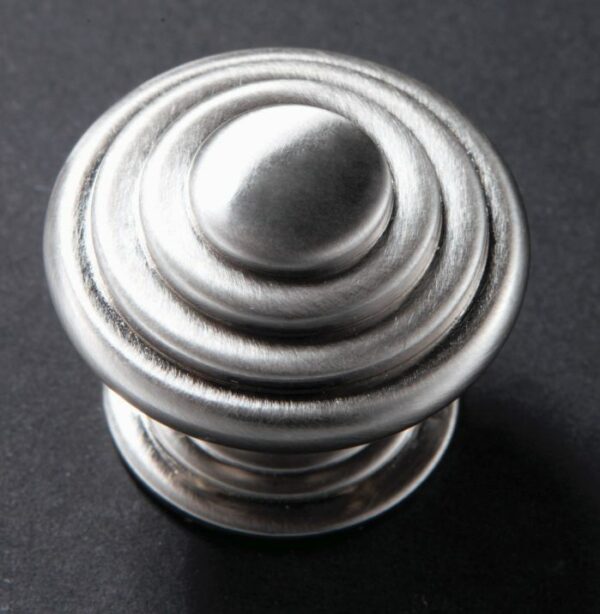 Stepped Knob, 35mm, Satin Chrome - Kitchen Handles by BA Components, available from shopkitchensonline.co.uk Stepped Knob, 35mm, Satin Chrome - Kitchen Handles by BA Components, available from shopkitchensonline.co.uk