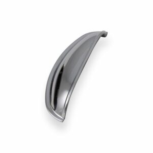 Windsor Shell, 125mm, Chrome - Kitchen Handles by BA Components, available from shopkitchensonline.co.uk